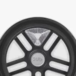 Stroller wheels with easily attached Wheel Reflectors that snap into place in seconds