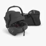 Mesa Max infant car seat alongside Travel Bag