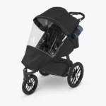 Performance Rain Shield on Ridge stroller easily attaches in seconds