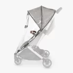 Side view of Rain Shield for Minu/Minu V2 that easily attaches to Minu stroller for a tailored fit