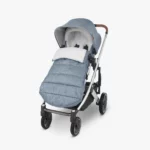 CozyGanoosh in Gregory on Toddler Seat attached to Cruz Stroller - zipped closed