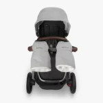 CozyHandmuffs in Stella on stroller handle bar