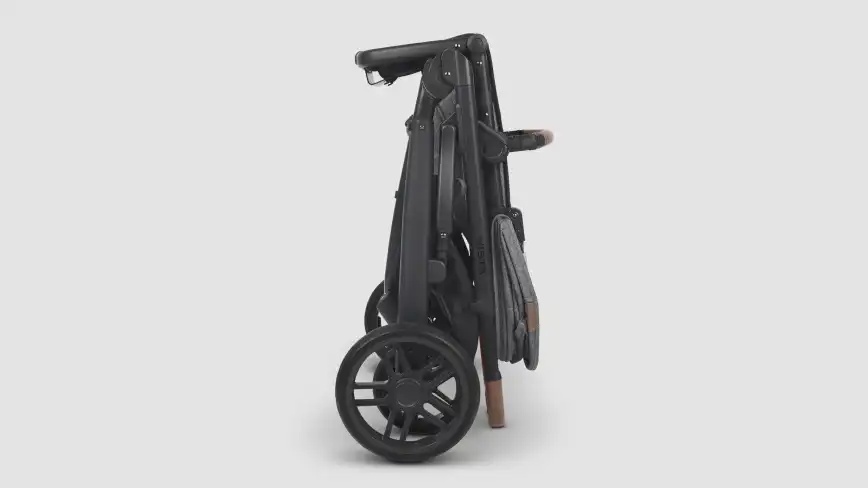 Folded Vista Stroller with Upper Adapters attached