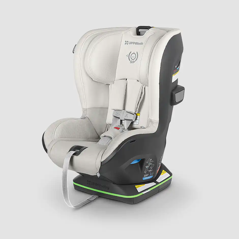 The Knox Convertible Car Seat (Bryce) features a removable cup holder, a multi-position, adjustable foot for leveling, and EPP foam between the inner and outer shell ensures forces are absorbed into the seat