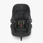 The Mesa V2 infant carrier (Jake) features a no-rethread harness that adjusts with the large, adjustable headrest for additional Side Impact Protection performance