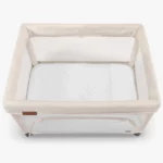 Remi mattress with Waterproof Mattress Cover inside of Remi Playard