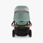 The included Toddler Seat (color matches the stroller) has a peekaboo window for added ventilation and an easy-access child view